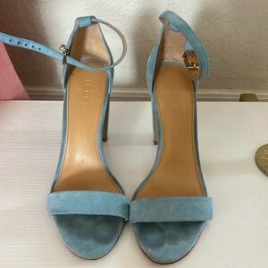 Jcrew blue heels
